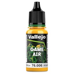 Vallejo Game Air Acrylic Airbrush Paint - Sun Yellow, 18 ml Bottle
