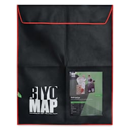 Biyomap Reusable Art Storage Bag - 35.4'' x 43.3'', Red Border
