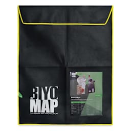 Biyomap Reusable Art Storage Bag - 27.6" x 35.4", Yellow Border