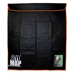 Biyomap Reusable Art Storage Bag - 55.1" x 63", Orange Border
