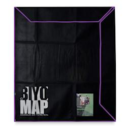 Biyomap Reusable Art Storage Bag - 82.7" x 82.7", Purple Border