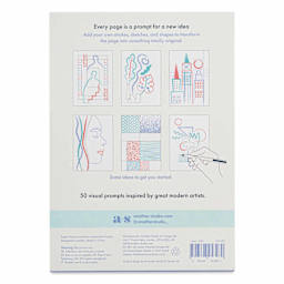 Another Studio Prompt Pad - 12-1/2 cm x 18 cm, Modern Art, back of pad