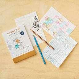 Another Studio Prompt Pad - 12-1/2 cm x 18 cm, Pattern, partially filled pattern sheets