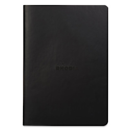 Rhodia Sewn Spine Rhodiarama Notebook - 5-1/2" x 8-3/4", Black
