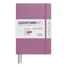 Leuchtturm1917 18-Month Weekly Planner & Notebook 2027 - 5-3/4" x 8-1/4", Rose