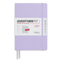 Leuchtturm1917 Weekly Planner & Notebook 2027 - 5-3/4" x 8-1/4", Lilac