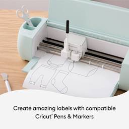 Cricut Permanent Smart Label Writable Vinyl - White roll fed into machine (not included)