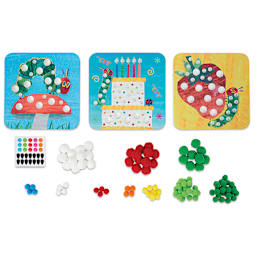 The Very Hungry Caterpillar Craft and Play Pictures Kit, contents laid out