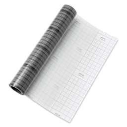 Cricut Linerless Transfer Tape - 13" x 15 ft, roll out of packaging