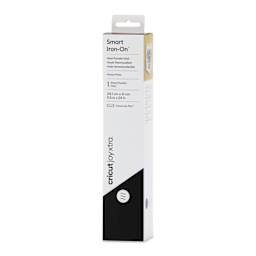 Cricut Joy Xtra Smart Iron-On Vinyl - Black, 9-1/2" x 2 ft front of packaging