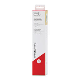 Cricut Joy Xtra Smart Iron-On Vinyl - Red, 9-1/2" x 2 ft front of packaging