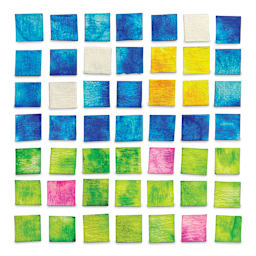 Roylco Blots of Mosaics - 3/4" x 3/4", Pkg of 1000 finished mosaic example