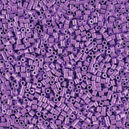 Perler Fused Bead Bag - Purple - close-up of beads