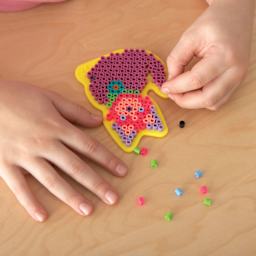 Perler Fused Bead Bags - example project in progress