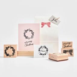 Rico Design Paper Poetry Stamp - Merry Christmas showing completed projects