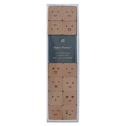 Rico Design Paper Poetry Stamp Set - Set of 13, Smile front of packaging