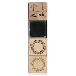 Rico Design Paper Poetry Stamp Set - Set of 6, Xmas front of packaging
