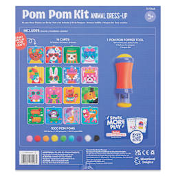 Educational Insights Pom Pom Kit - back of packaging