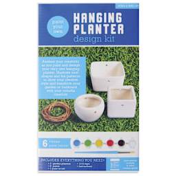 Anker Art Paint Your Own Hanging Planter Design Kit - back of packaging