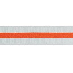 RIBBN STRP 38MMX3M GREY/ORANGE