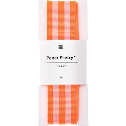 RIBBN STRP 25MMX3M NEON RD/PNK