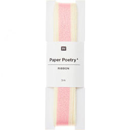 RIBBN STRP 16MMX3M YELLOW/PINK