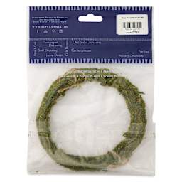 SuperMoss Moss Floral Wire - 12 ft Roll, back of packaging