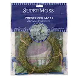 SuperMoss Moss Floral Wire - 60 ft Roll, front of packaging