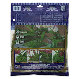 SuperMoss Preserved Sheet Moss - back of packaging