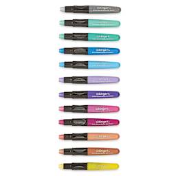 Kingart Mixed Media Gel Sticks - Set of 12, Metallic Colors (out of package)