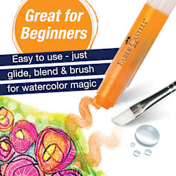Great for Beginners. Easy to use - just glide, blend & brush for watercolor magic.