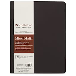 Strathmore 400 Series Mixed Media Hardbound Hardcover Art Book - 8-1/2" x 11", 48 pages