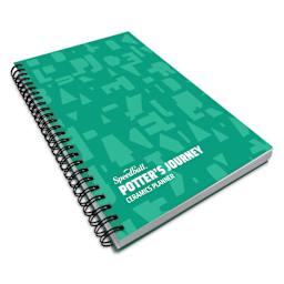 Speedball Potter’s Journey Ceramics Planner - 5-1/2" x 8-1/2", Green