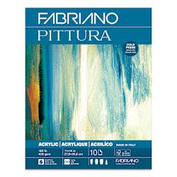 Fabriano Pittura Acrylic Paper Pad - 11" x 14", 185 lb, 10 Sheets