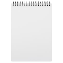 Bee Inspired Wirebound Drawing Pad - 9" x 12", open