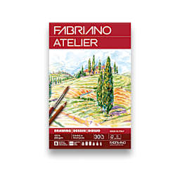 Fabriano Atelier Gluebound Sketch Pad - 5-1/2" x 8-1/2", 200 gsm, 30 Sheets