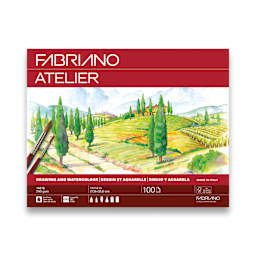 Fabriano Atelier Gluebound Sketch Pad - 11" x 14", 240 gsm, 100 Sheets
