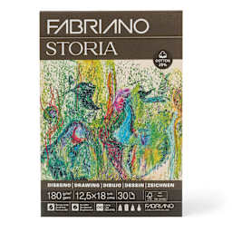 Fabriano Storia Gluebound Drawing Pad - 5" x 7", 180 gsm, 30 Sheets