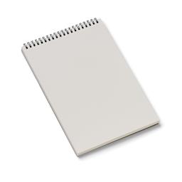 Fabriano Storia Wirebound Drawing Pad - 7" x 10", 180 gsm, 30 Sheets, open