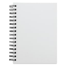 Bee Inspired Wirebound Mixed Media Artist Pad - 5-1/2" x 8-1/2", 60 Sheets, open