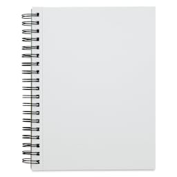 Bee Inspired Wirebound Mixed Media Artist Pad - 7" x 10", 60 Sheets, open