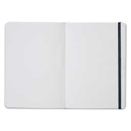 Etchr Mixed Media Hardbound Sketchbook - B5, 6.9" x 9.6" Cold Press, Portrait (open to show paper)