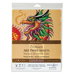 Stillman & Birn Nova Series Toned Art Paper - Beige, 8" x 10", front of the packaging