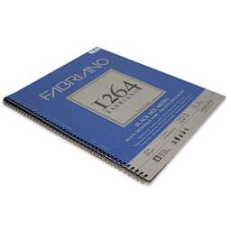 Fabriano 1264 Black Mixed Media Pad - 11" x 14", pad laid flat