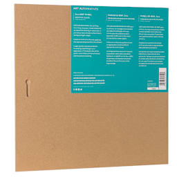 Art Alternatives MDF Panel - 12" x 12", back of packaging