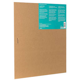 Art Alternatives MDF Panel - 14" x 18", back of packaging