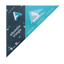 Art Alternatives Adjustable Triangle - 10 in front of packaging