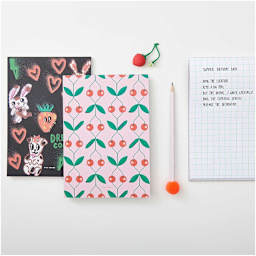 Rico Design Bee/Fruit/Flower Cherries - Dotted