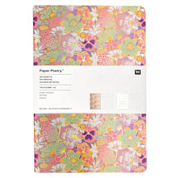 Rico Design Pansies/Grid Set - Dotted, 2 Books/Pkg., A5 (5.7" x 8.3")