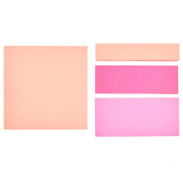 Rico Design Sticky Notes - Neon Pink/Orange - Pkg of 4